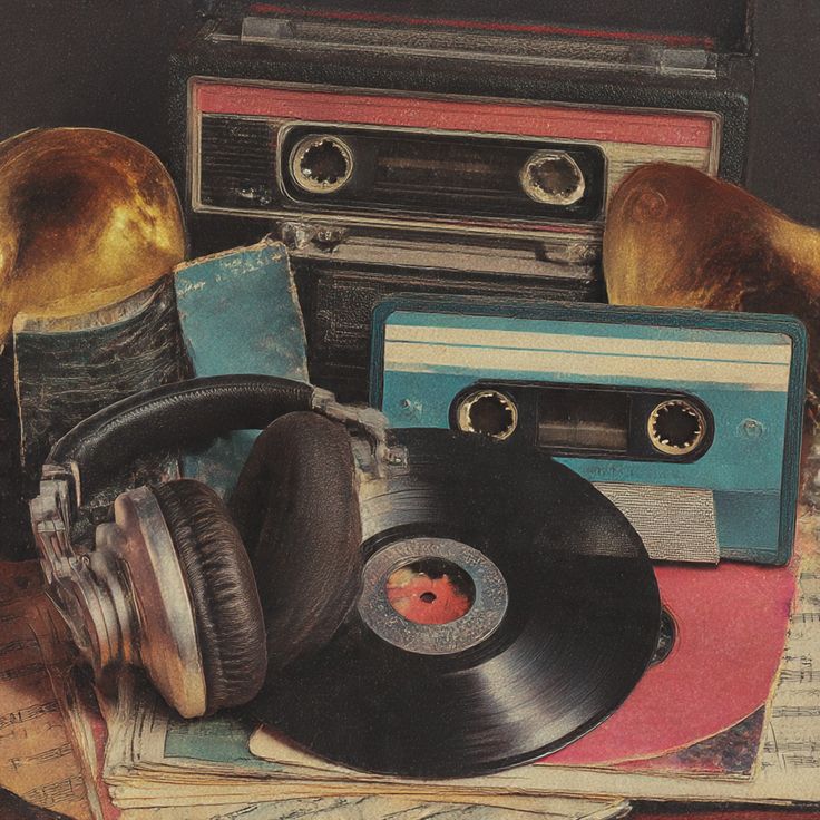 es vintage, relacionada con la musica